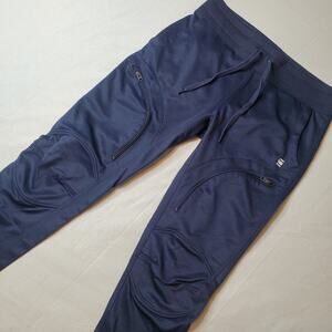 G-Star Raw Men's Size L Air Defence Zip 3D Slim Sweatpant Blue